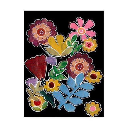 Regina Moore 'Layered Floral I' Canvas Art,24x32